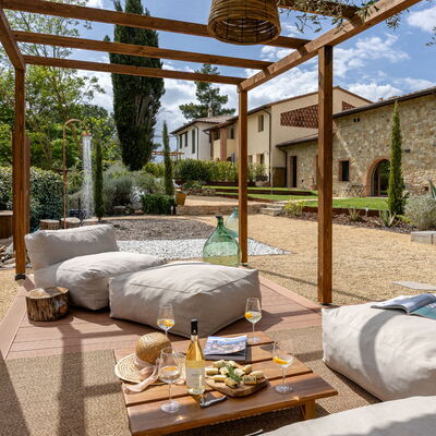 Pendolino Spereto Apartment With Pool, Montaione: Autunno, Estate, Giardino, Primavera