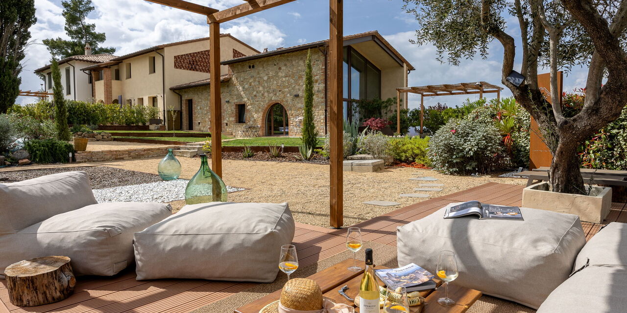Pendolino Spereto Apartment With Pool, Montaione: Autunno, Estate, Giardino, Primavera