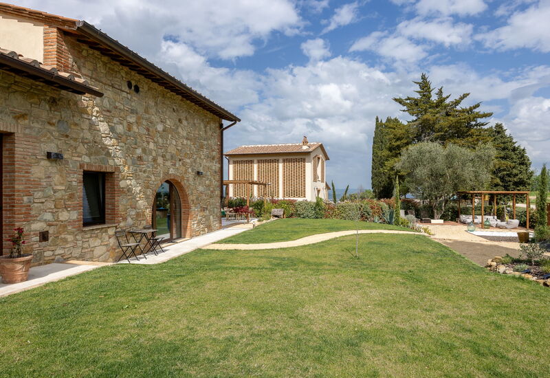 Pendolino Spereto Apartment With Pool, Montaione: Frühling, Garten, Herbst, Sommer