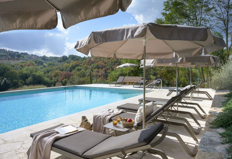 Pendolino Spereto Apartment With Pool, Montaione: Autumn, Pool, Spring, Summer