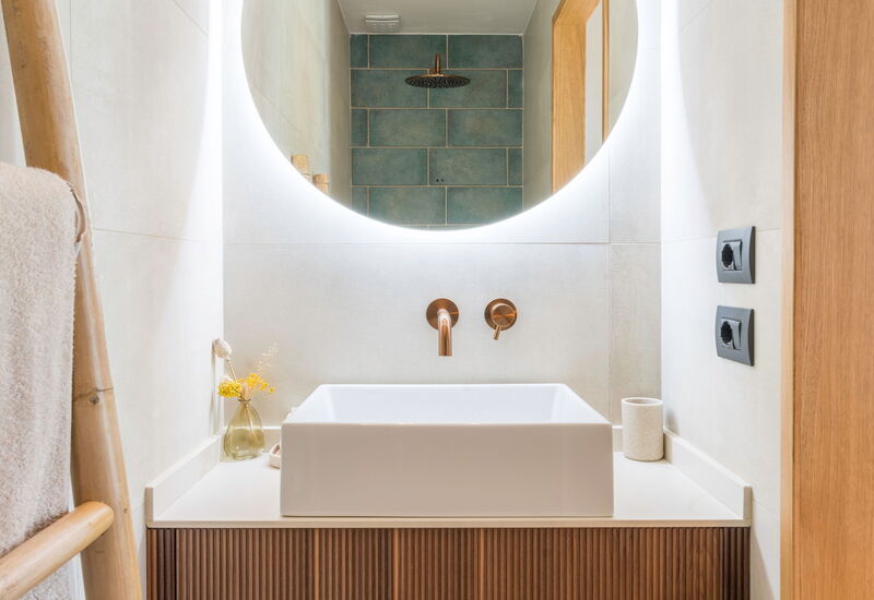 Pendolino Spereto Apartment With Pool, Montaione: Autumn, Bathroom, Spring, Summer