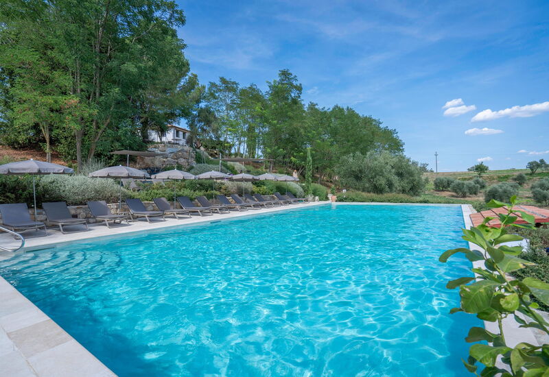 Pendolino Spereto Apartment With Pool, Montaione: Autumn, Pool, Spring, Summer
