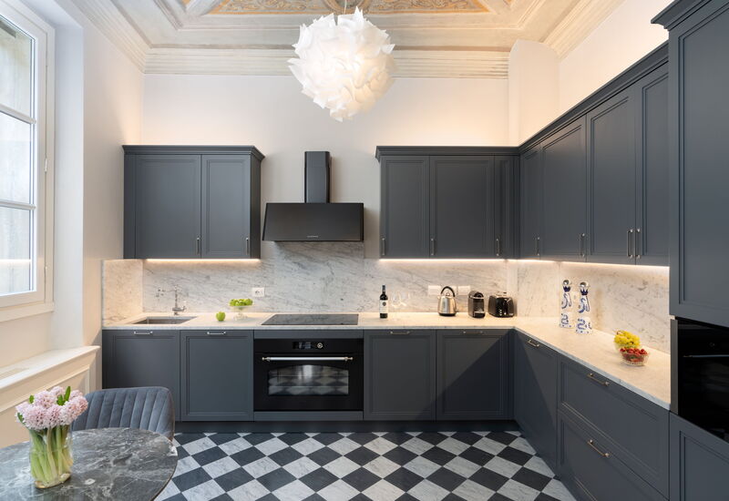 Bargello Penthouse Luxury Apartment In Florence By: Autumn, Kitchen, Spring, Summer