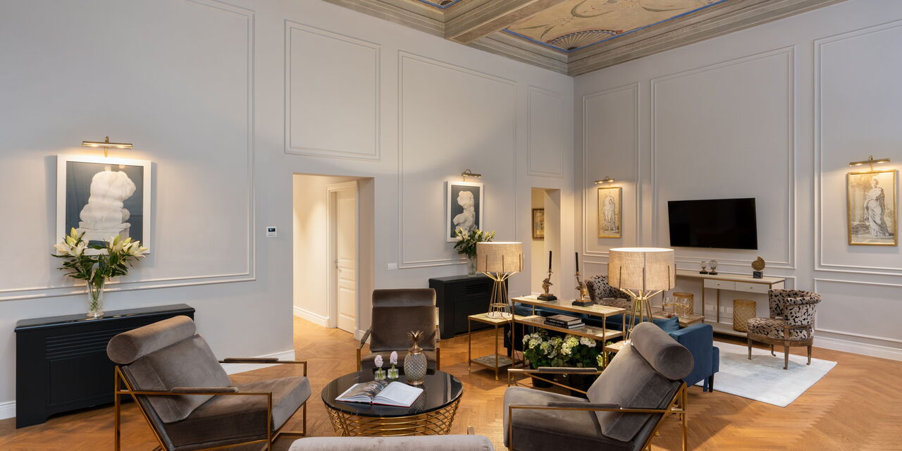 Pazzi Penthouse Luxury Apartment In Florence By Pa: Autunno, Estate, Primavera, Soggiorno