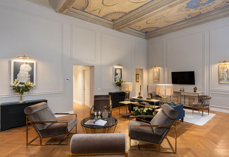 Pazzi Penthouse Luxury Apartment In Florence By Pa: Autumn, Living Room, Spring, Summer