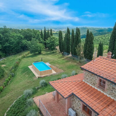Vineyard’s Cottage With Pool, Ac, Wifi - Siena: Autumn, Garden, Spring, Summer