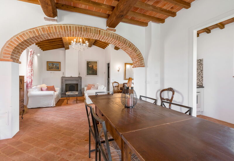 Vineyard’s Cottage With Pool, Ac, Wifi - Siena: Autumn, Living Room, Spring, Summer