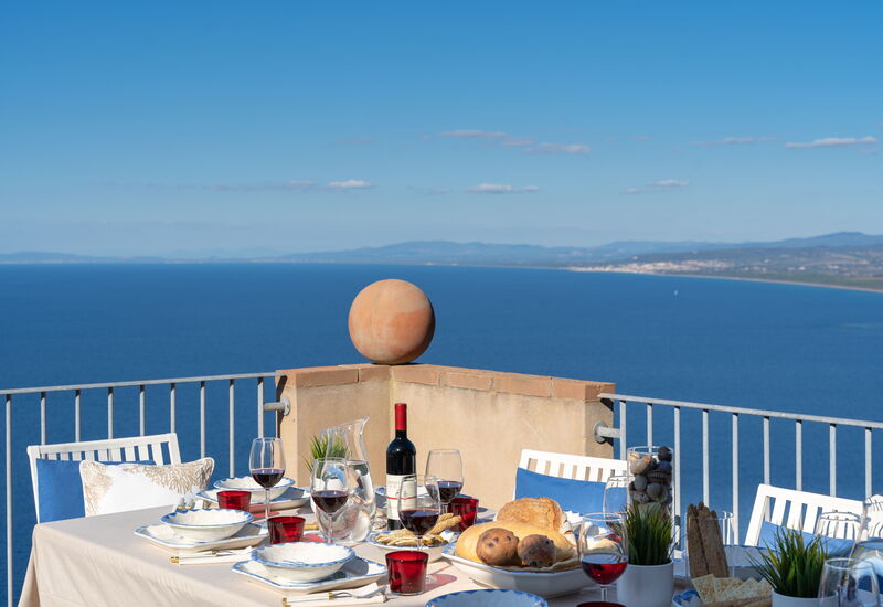 Sunset Sea View, Baratti, Populonia, Wifi, Ac: Autumn, Balcony / Terrace / Patio, Building Exterior, Spring, Summer