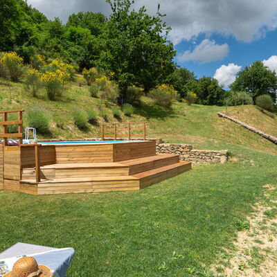 La Casa Del Tiglio: Draussen, Garten, Schwimmbad