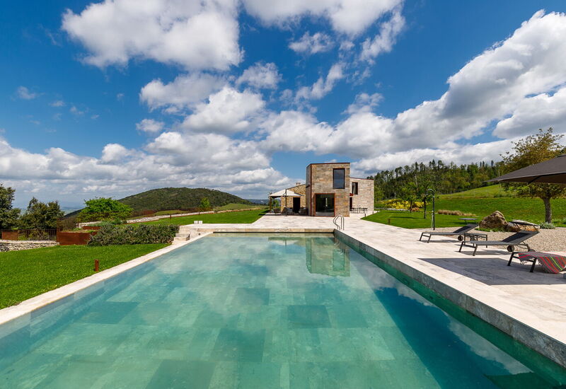 Villa Velari In Volterra With Private Pool, Ac: Autumn, Garden, Pool, Spring, Summer