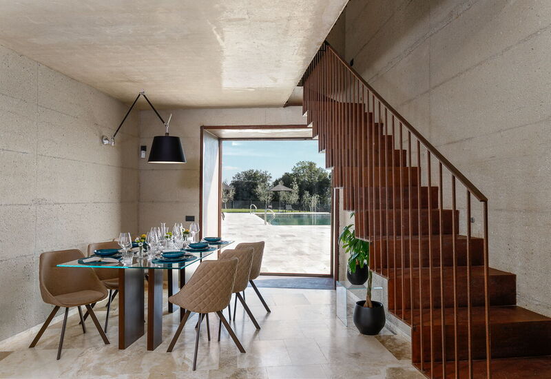 Villa Velari In Volterra With Private Pool, Ac: Autumn, Dining Room, Spring, Winter