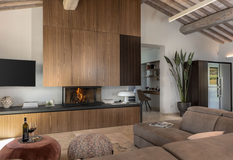 Villa Velari In Volterra With Private Pool, Ac: Autumn, Living Room, Spring, Winter