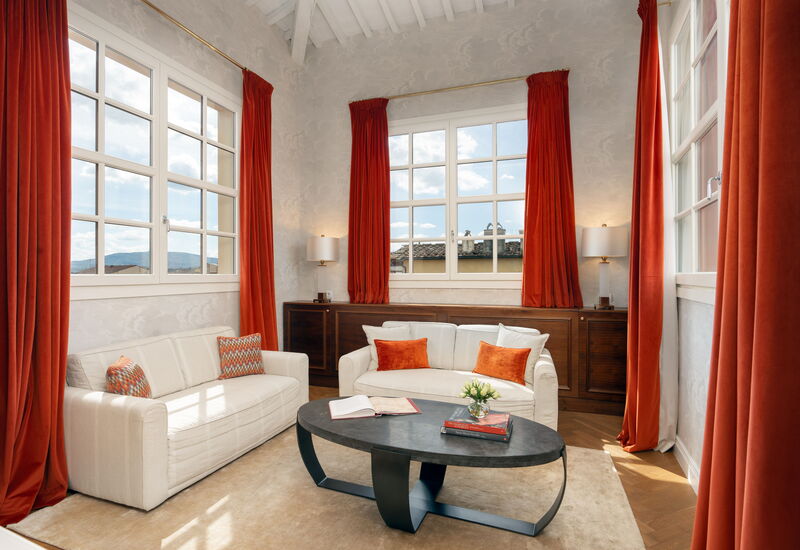 Torretta Penthouse Luxury Apartment in Florence by: Frühling, Herbst, Sommer, Winter, Wohnzimmer