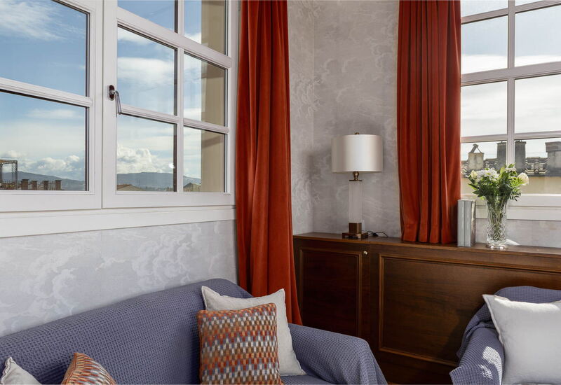 Torretta Penthouse Luxury Apartment In Florence By: Autumn, Living Room, Spring, Summer