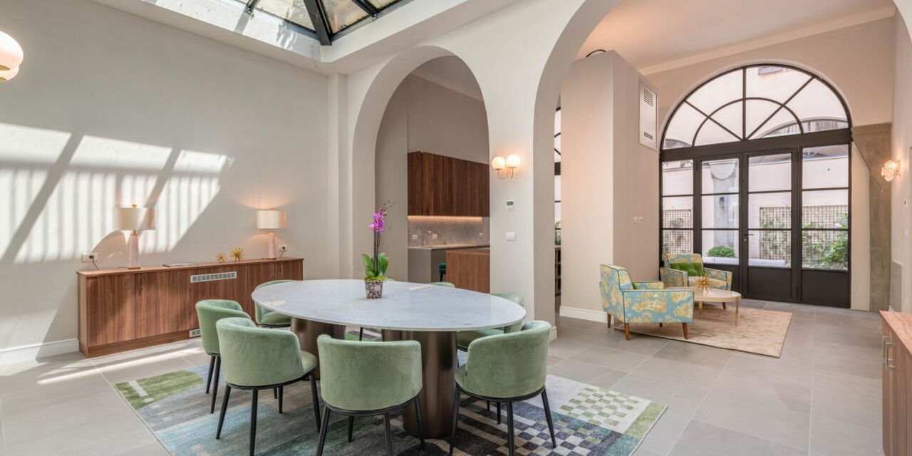 Duomo Penthouse Luxury Apartment In Florence By Pa: Autumn, Dining Room, Living Room, Spring, Summer, Winter