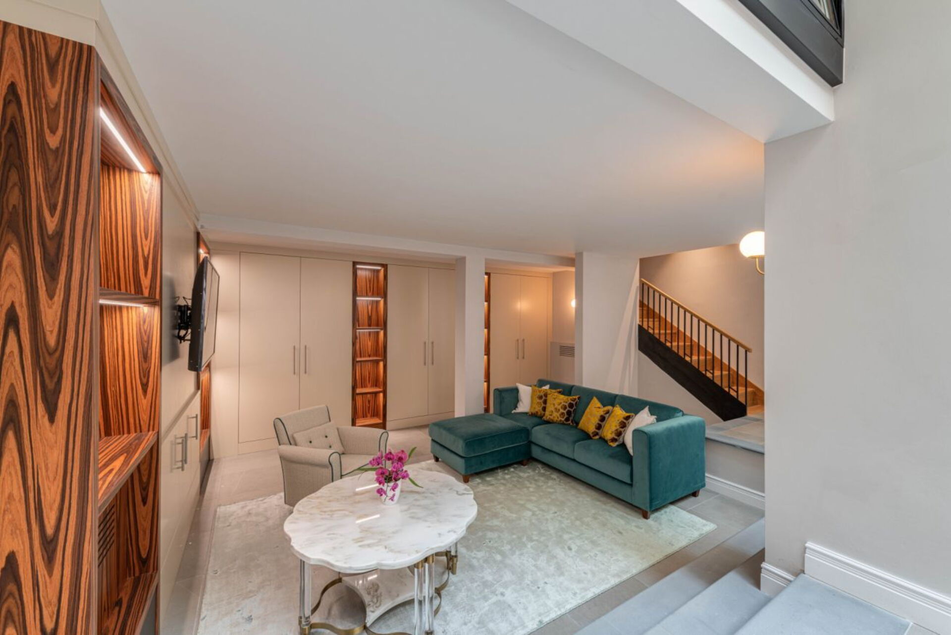 Illustration of Penthouse Luxury Apartments With Artistic Luxury Features