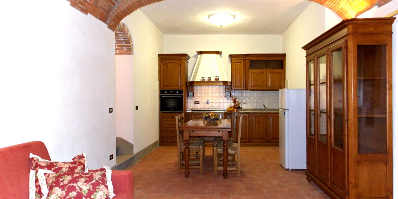 Poggio Marino - Accommodation:&nbsp;Poggio 1: Dining Room, Kitchen, Living Room