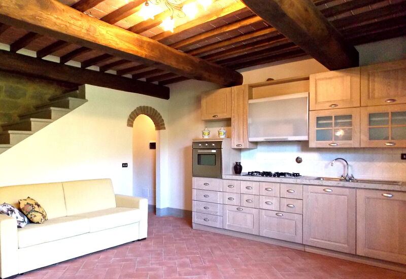 Poggio Marino: Kitchen, Living Room