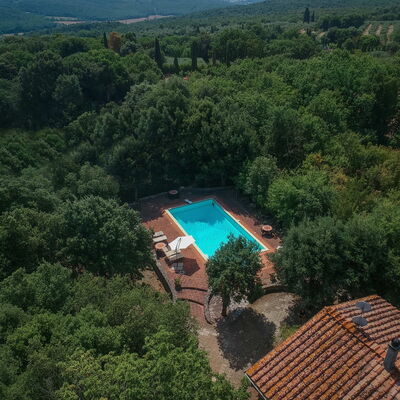 Santa Colomba House, Siena, Nature And Pool: Autunno, Estate, Primavera, Vista Panoramica