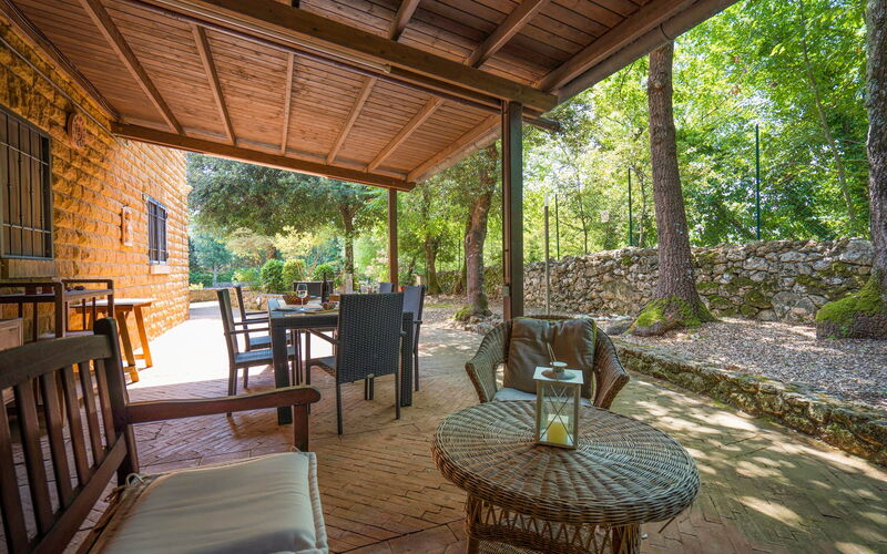 Santa Colomba House, Siena, Nature And Pool: Autumn, Garden, Spring, Summer