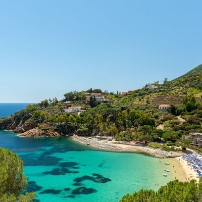 Al Porto Da Arianna: Estate, Vista Panoramica