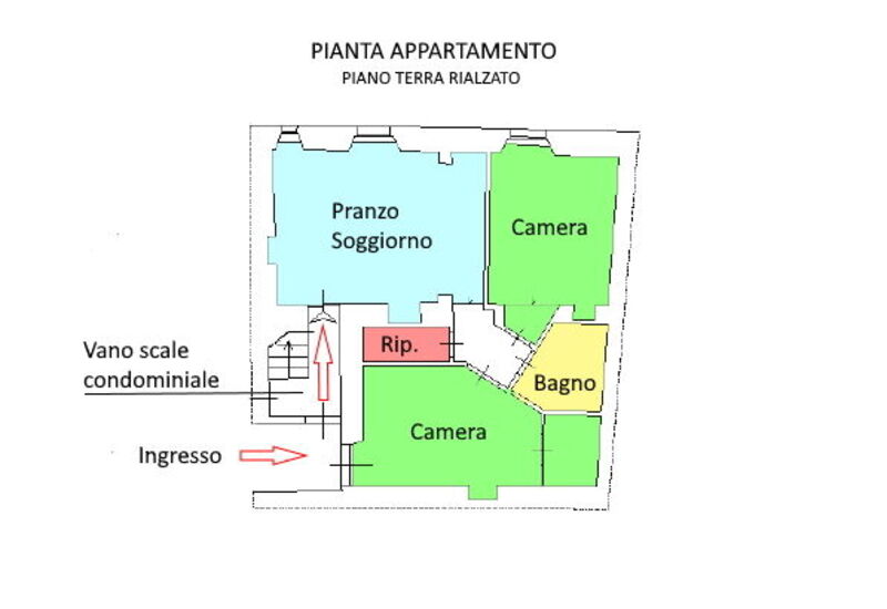 Al Porto Da Arianna: Planimetria