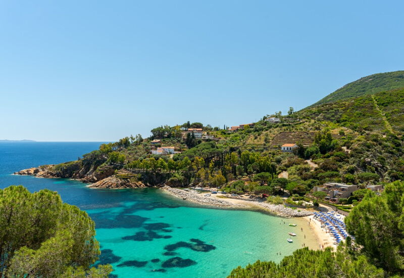 Al Porto Da Arianna: Estate, Vista Panoramica