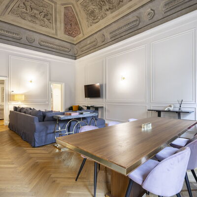 Albizi Penthouse Luxury Apartment In Florence By P: Autumn, Living Room, Spring, Summer, Winter