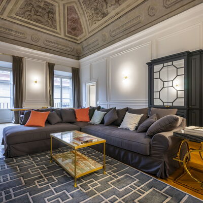 Albizi Penthouse Luxury Apartment In Florence By P: Autumn, Living Room, Spring, Summer, Winter