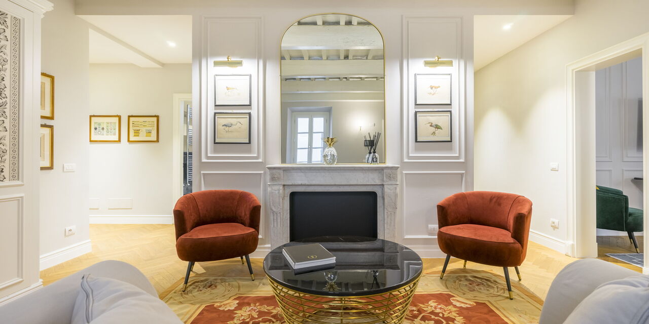 Albizi Penthouse Luxury Apartment In Florence By P: Autumn, Living Room, Spring, Summer, Winter