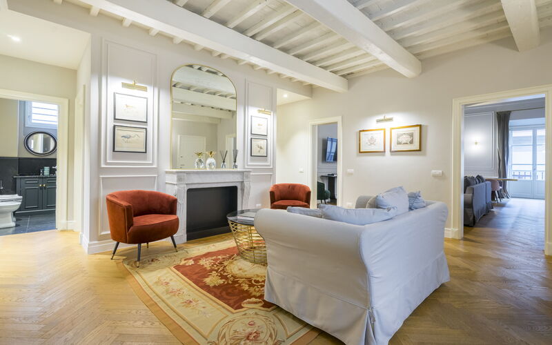 Albizi Penthouse Luxury Apartment In Florence By P: Autumn, Living Room, Spring, Summer, Winter
