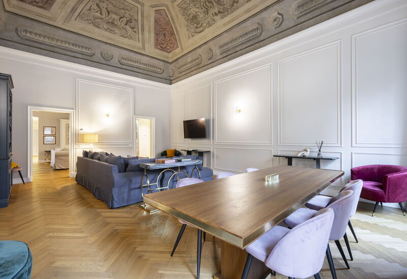 Albizi Penthouse Luxury Apartment In Florence By P: Autumn, Living Room, Spring, Summer, Winter