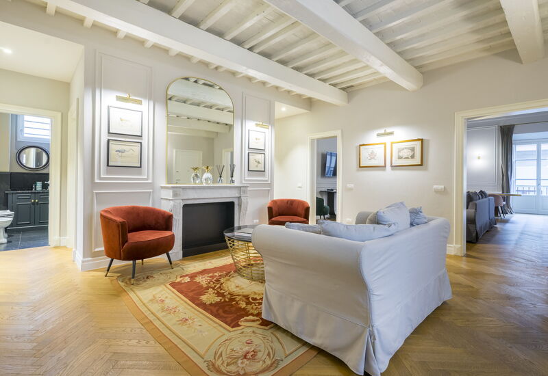Albizi Penthouse Luxury Apartment In Florence By P: Autumn, Living Room, Spring, Summer, Winter