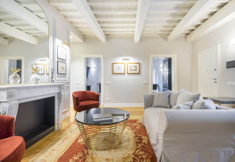 Albizi Penthouse Luxury Apartment In Florence By P: Autumn, Living Room, Spring, Summer, Winter