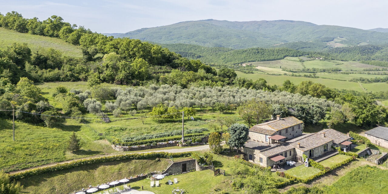 Marcigliana Cottage, Pool, Radicondoli: Autumn, Scenic View, Spring, Summer