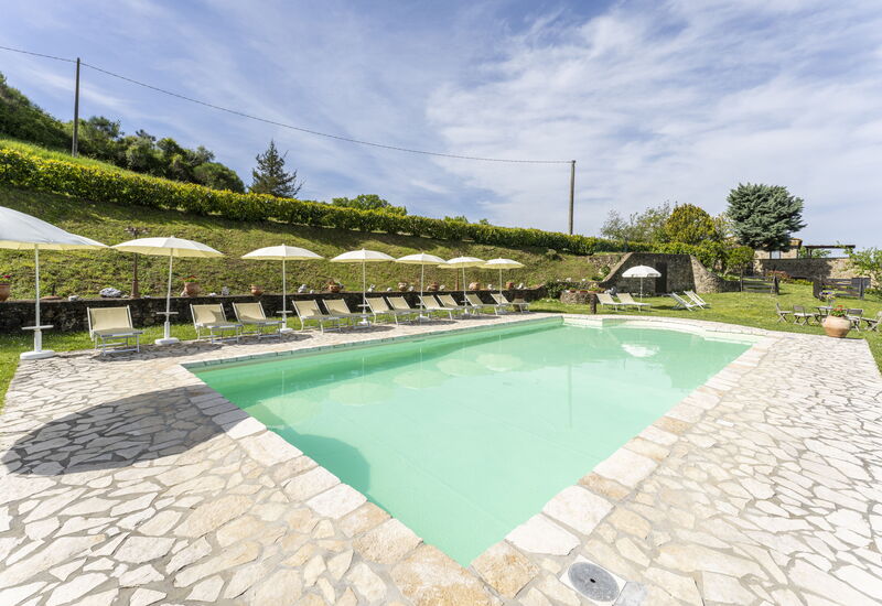 Marcigliana Cottage, Pool, Radicondoli: Frühling, Herbst, Schwimmbad, Sommer