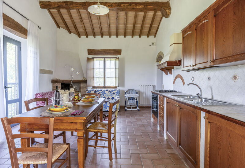 Marcigliana Cottage, Pool, Radicondoli: Frühling, Herbst, Küche, Sommer