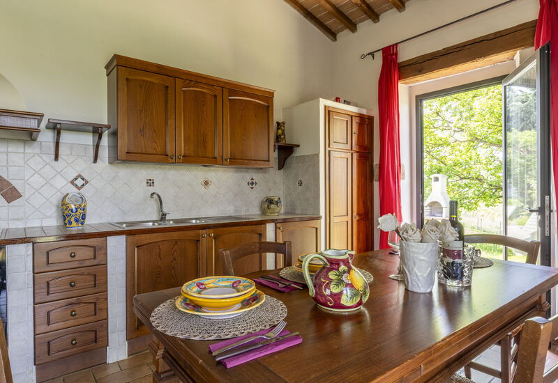 Marcigliana Cottage, Pool, Radicondoli: Frühling, Herbst, Küche, Sommer