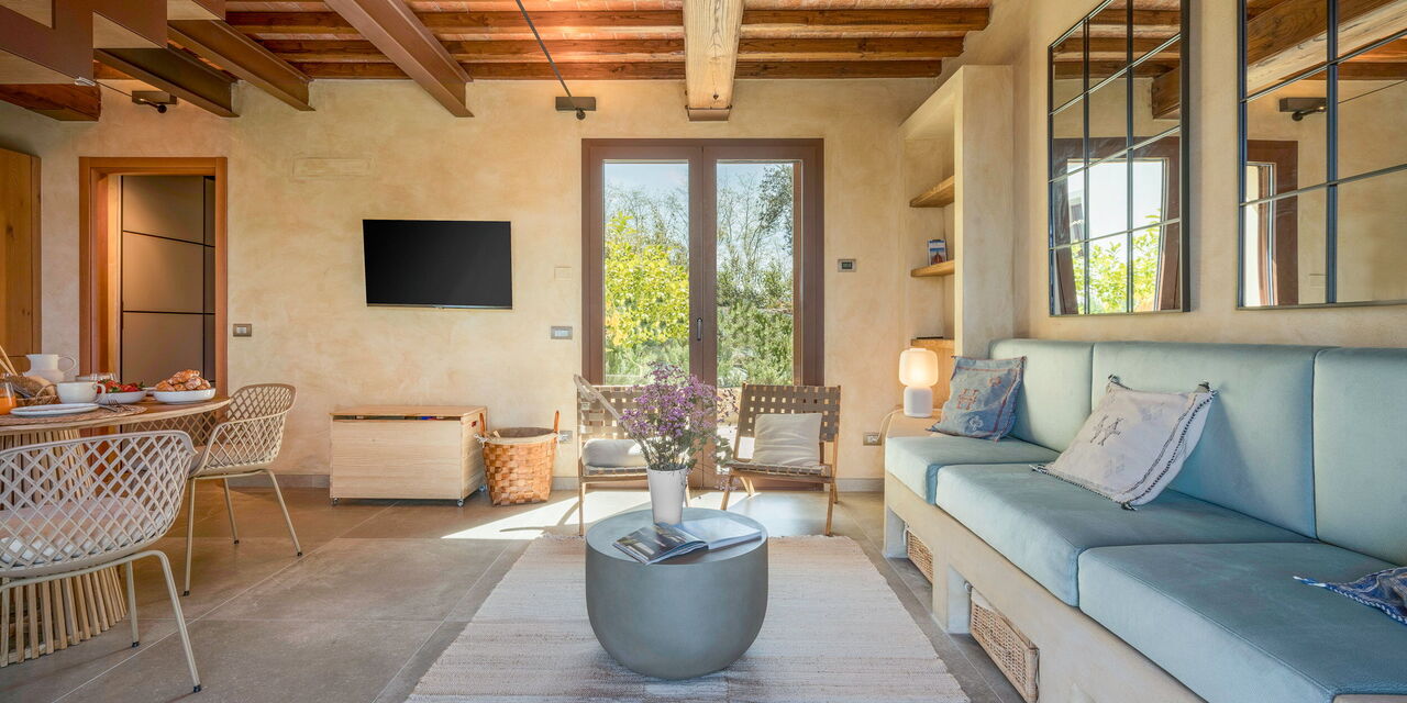 Punteriolo Spereto Family Apartment With Pool,: Autumn, Living Room, Spring, Summer