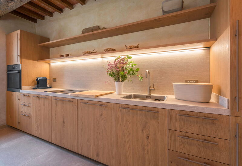 Punteriolo Spereto Family Apartment With Pool,: Autumn, Kitchen, Spring, Summer