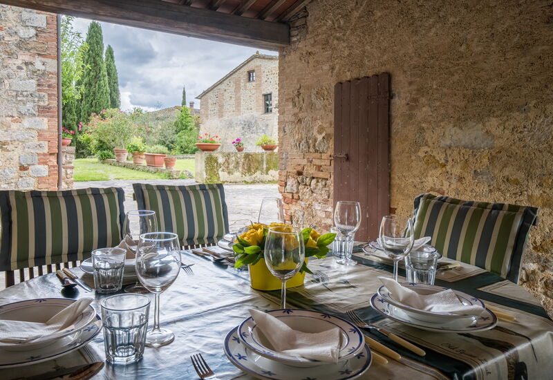 La Palazzina, Ville Di Corsano, Home And Pool: Autumn, Garden, Pool, Spring, Summer